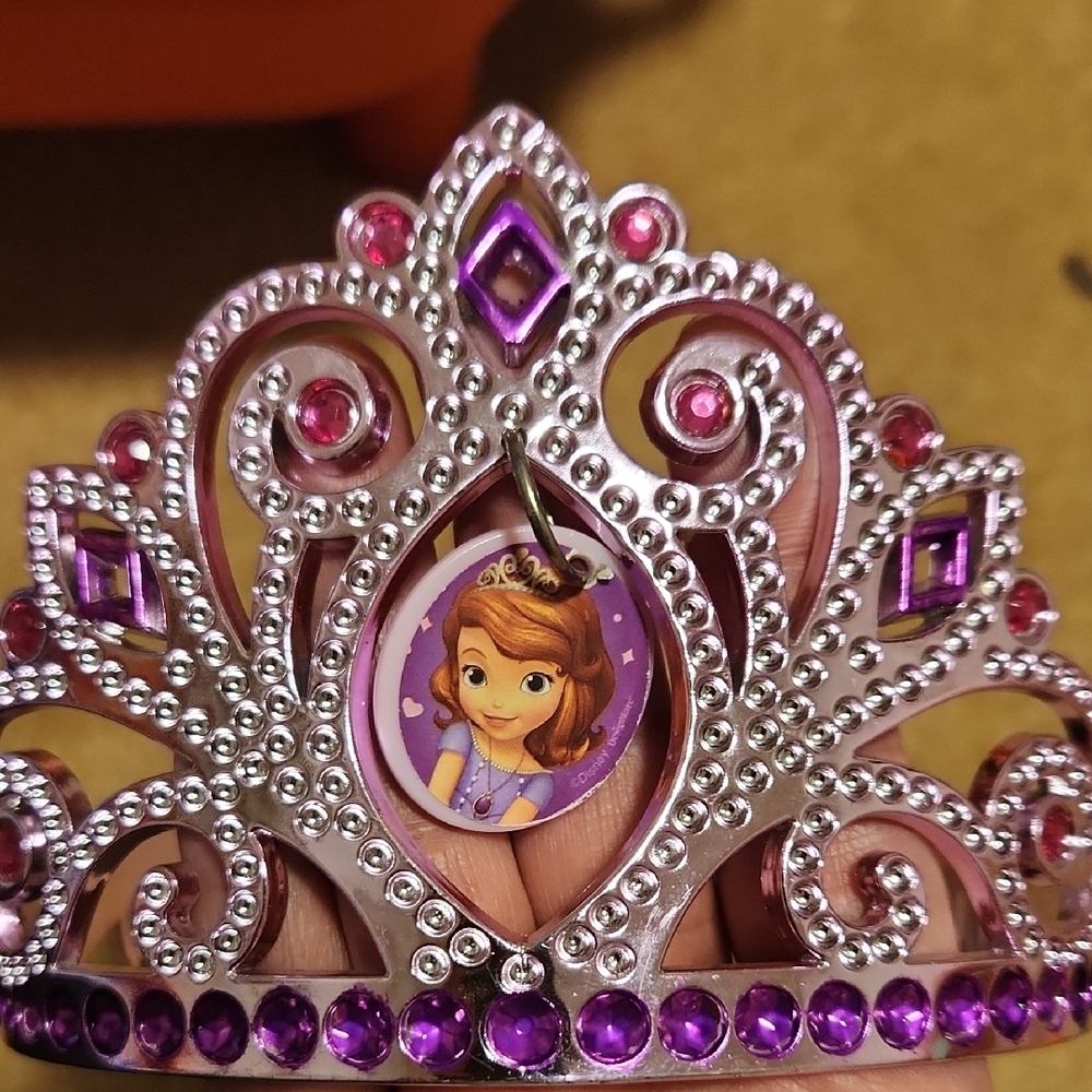 Princess Tiara with Purple Jewels